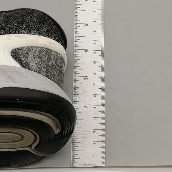 Nike Mens LunarGlide 7 Lace Up Sneakers‎ Black White Low Top Round Toe 8.5 - Picture 8 of 10